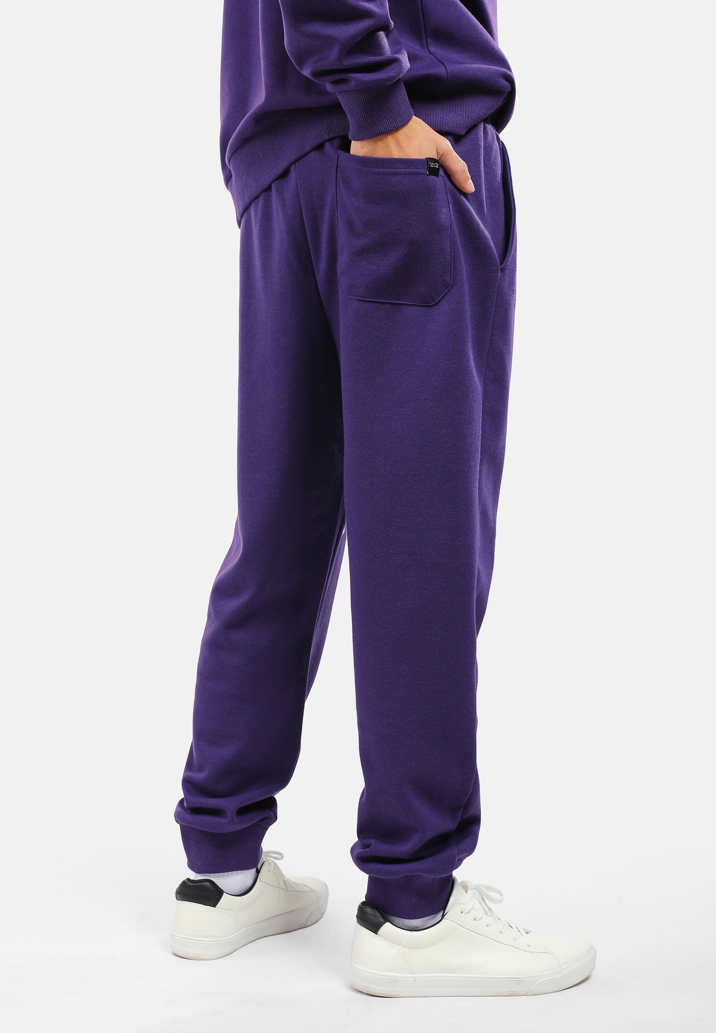 Cheetah Men Solid Color Interlock Fabric Regular Fit Cotton Blend Sweatpants (MD3) - 51558