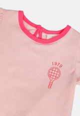 Cheetah Baby Girl Short Sleeves Suit Set - CBG-182846(F)