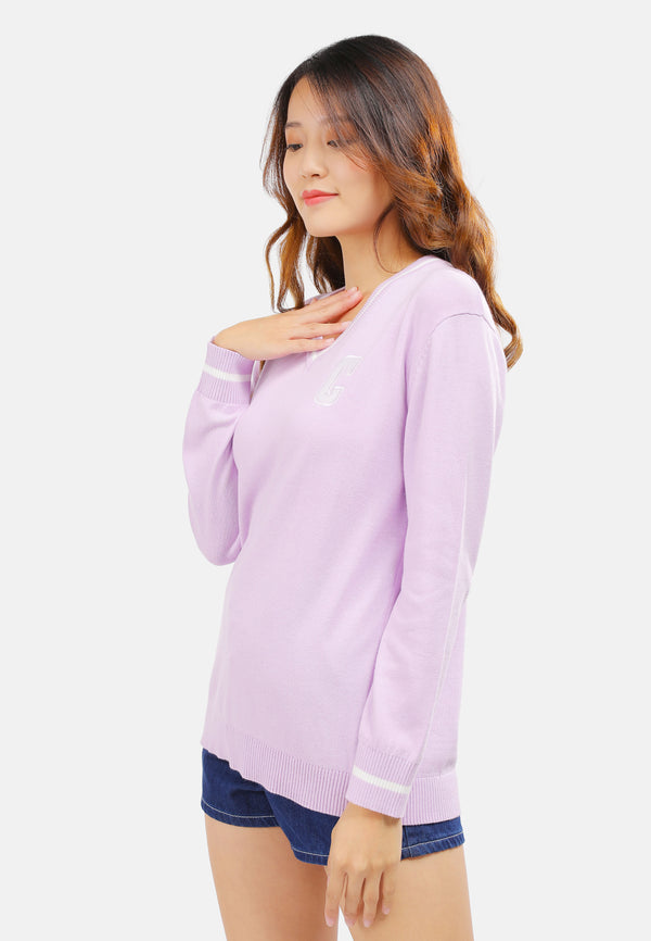 Cheetah Women V-Neck Knit Sweater - CL-65902