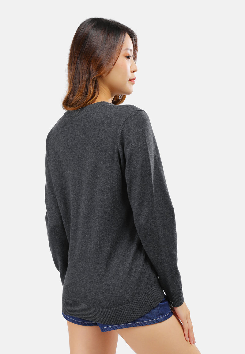 Cheetah Women Cable Knit Sweater - CL-65898