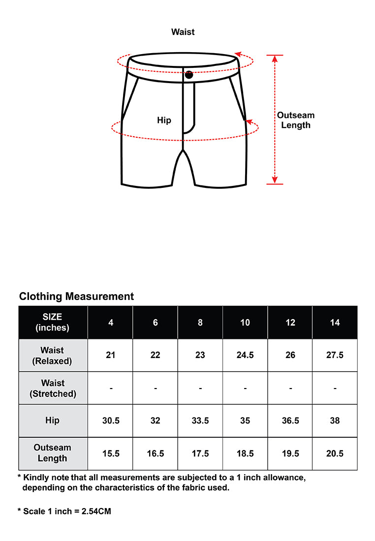 Cheetah Kids Boy Casual Stretchable Denim Fabric Short Pants MD3- CJ-20212