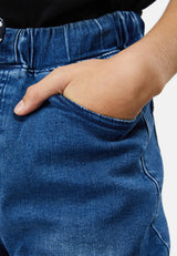 Cheetah Kids Boy Denim Short Pants - CJ-20216