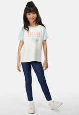 Cheetah Kids Girl Short Sleeves T-Shirt - CJG-92758(F)