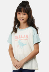 Cheetah Kids Girl Short Sleeves T-Shirt - CJG-92758(F)