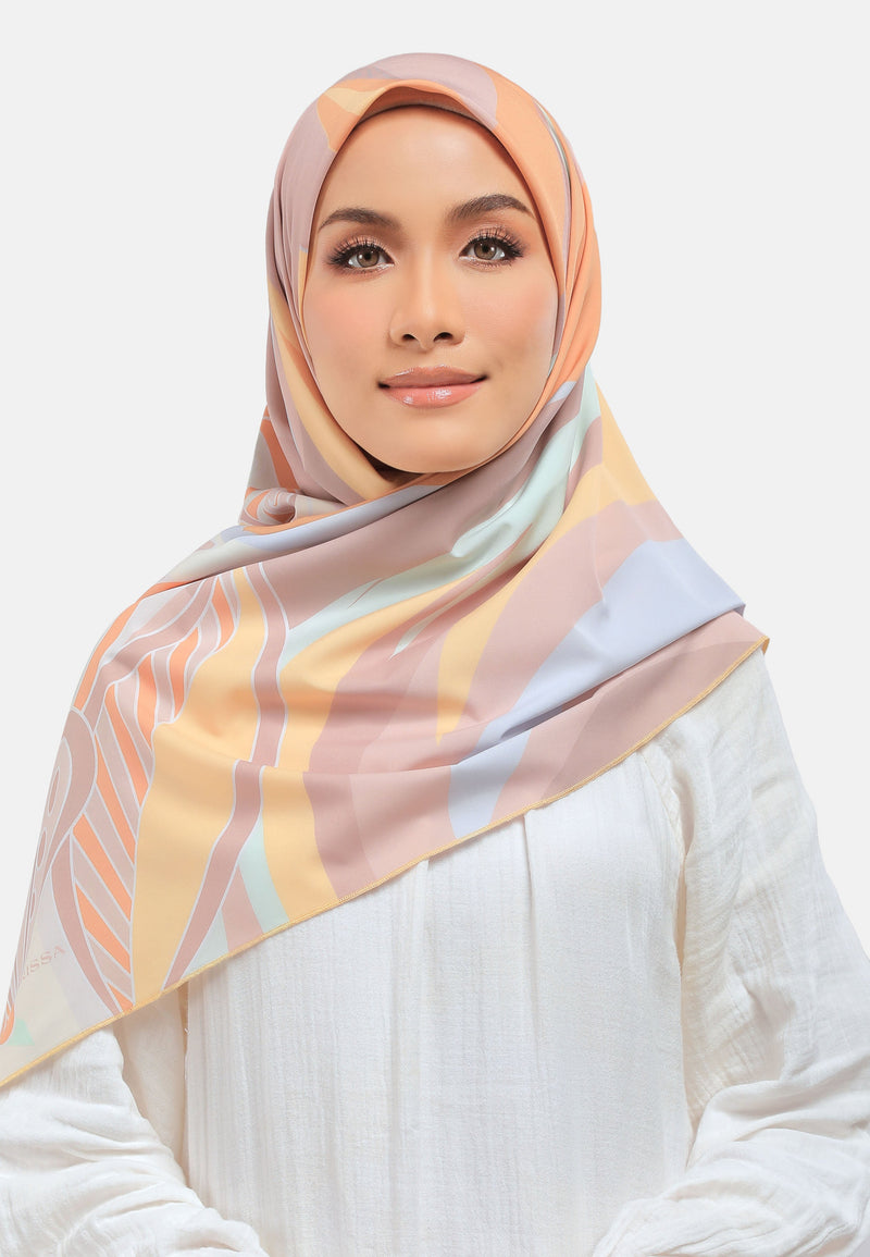 Arissa Hijab Alana Printed Square Scarf - ARS-ST11202