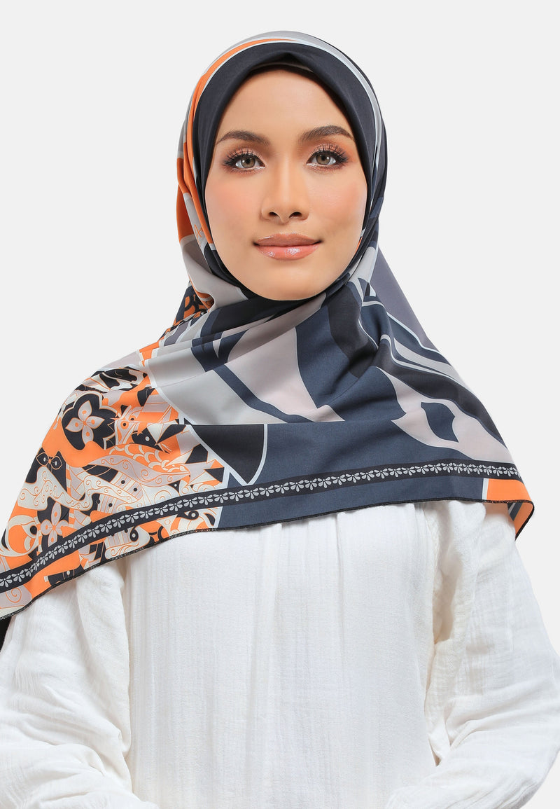 Arissa Hijab Attina Printed Square Scarf - ARS-ST11210
