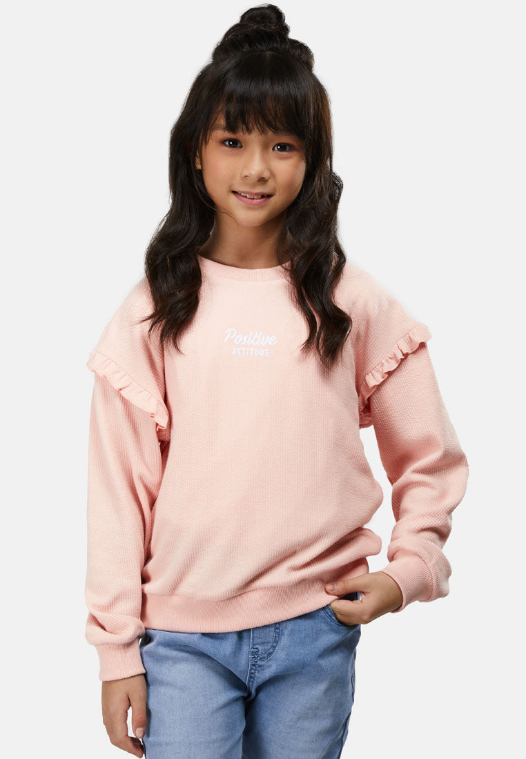 Cheetah Kids Girl Long Sleeves Sweatshirt - CJG-6812