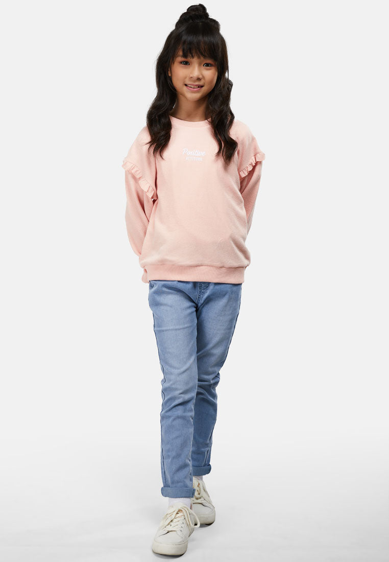 Cheetah Kids Girl Long Sleeves Sweatshirt - CJG-6812