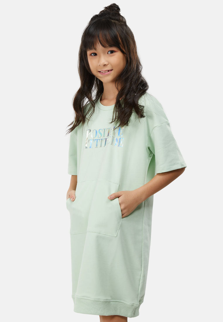 Cheetah Kids Girl Short Sleeves Dress - CJG-19238