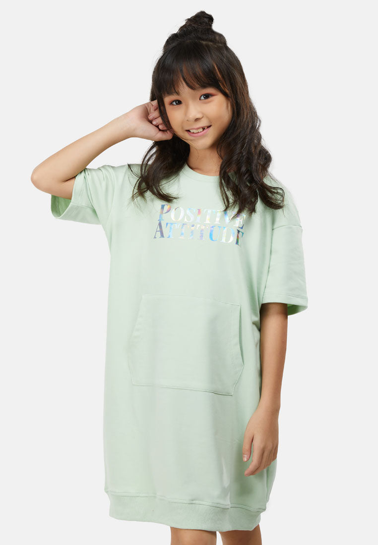 Cheetah Kids Girl Short Sleeves Dress - CJG-19238