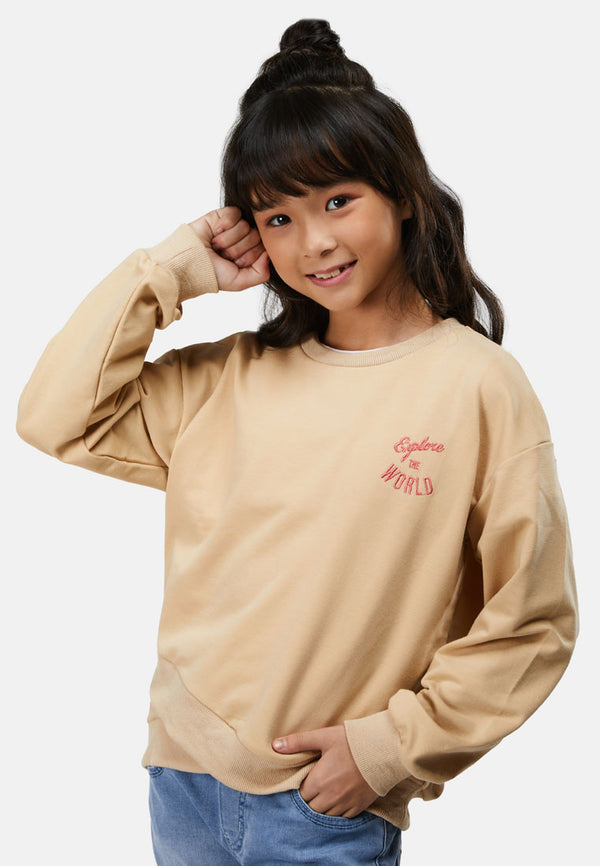 Cheetah Kids Girl Long Sleeves Sweatshirt - CJG-6808