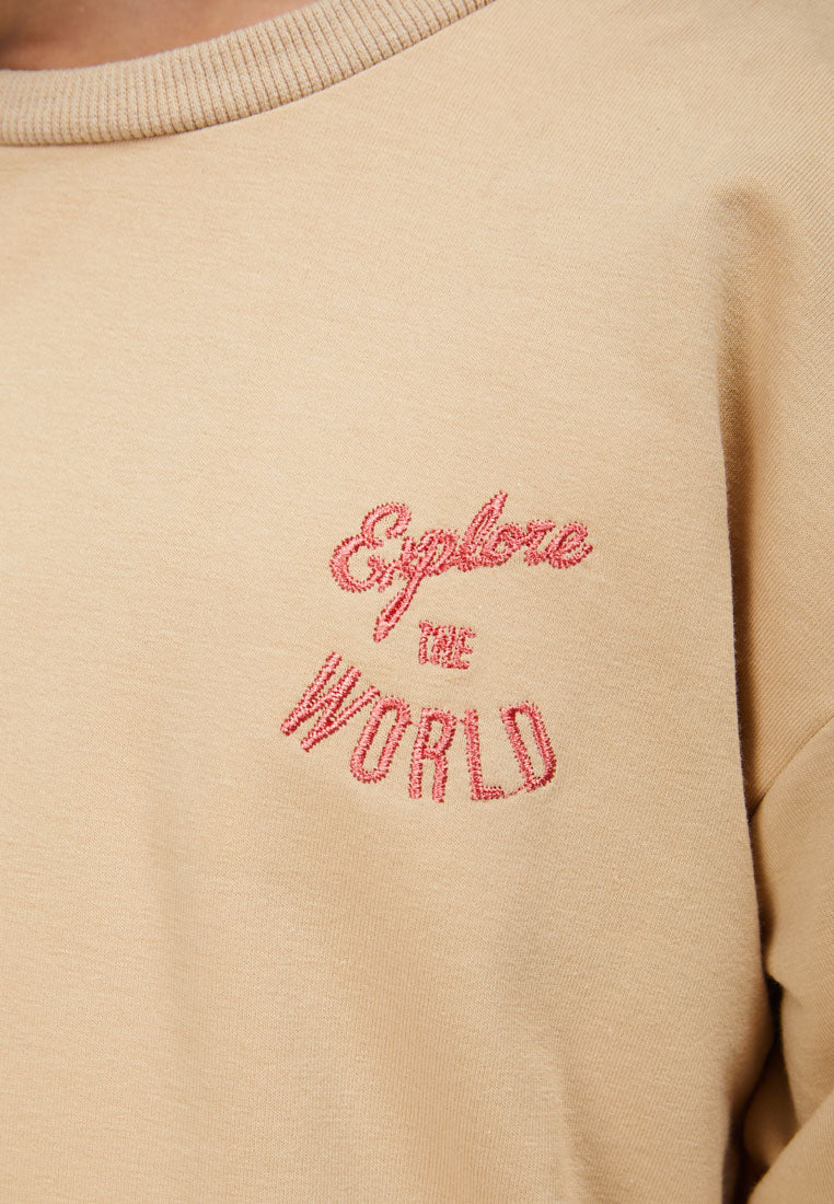 Cheetah Kids Girl Long Sleeves Sweatshirt - CJG-6808