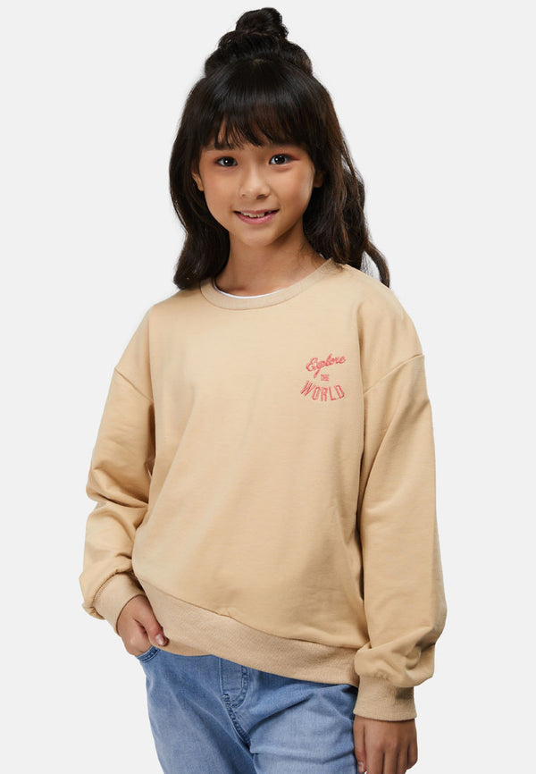 Cheetah Kids Girl Long Sleeves Sweatshirt - CJG-6808