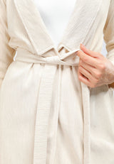 Arissa Pleated Long Sleeve Blazer - ARS-3046