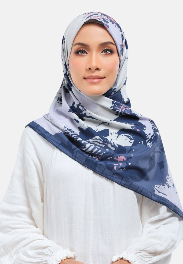Arissa Hijab Ohira Printed Square Scarf - ARS-ST11236 (MD2)