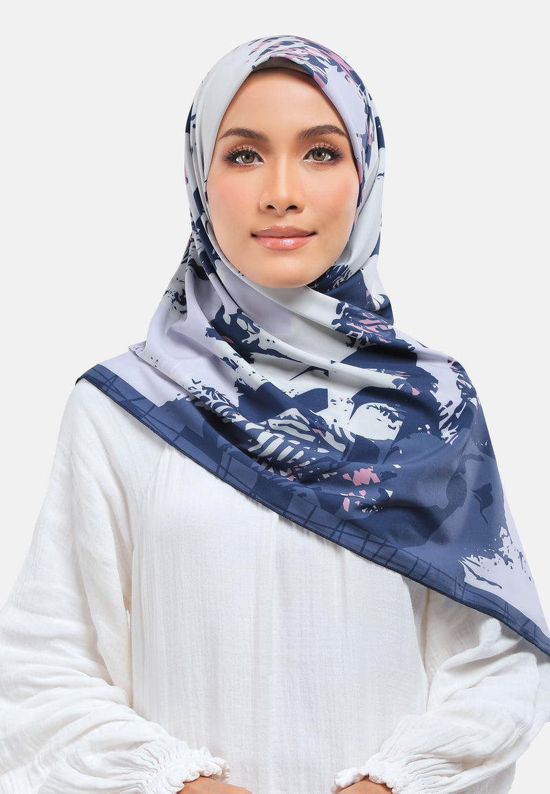 Arissa Hijab Ohira Printed Square Scarf - ARS-ST11236