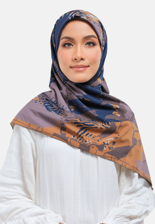 Arissa Hijab Taiwa Printed Square Scarf - ARS-ST11238 (MD2)
