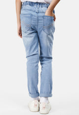 Cheetah Kids Girl Denim Long Pants - CJG-111368