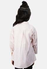 Cheetah Kids Girl 3/4 Sleeves Blouse - CJG-130652