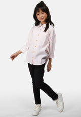 Cheetah Kids Girl 3/4 Sleeves Blouse - CJG-130652