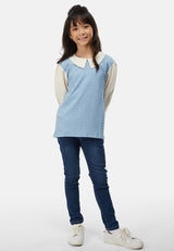 Cheetah Kids Girl Long Sleeves Blouse - CJG-130656