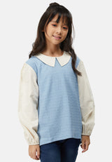 Cheetah Kids Girl Long Sleeves Blouse - CJG-130656