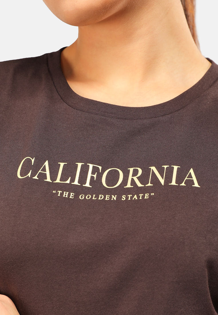 Cheetah Women Basic Long Sleeve Graphic Tee - CL-65888