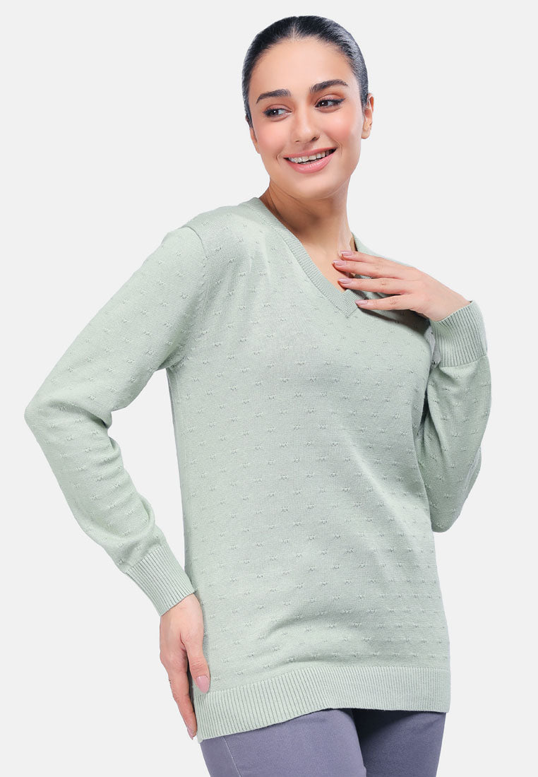 Cheetah Women Yarn Knit Sweater - CL-65912