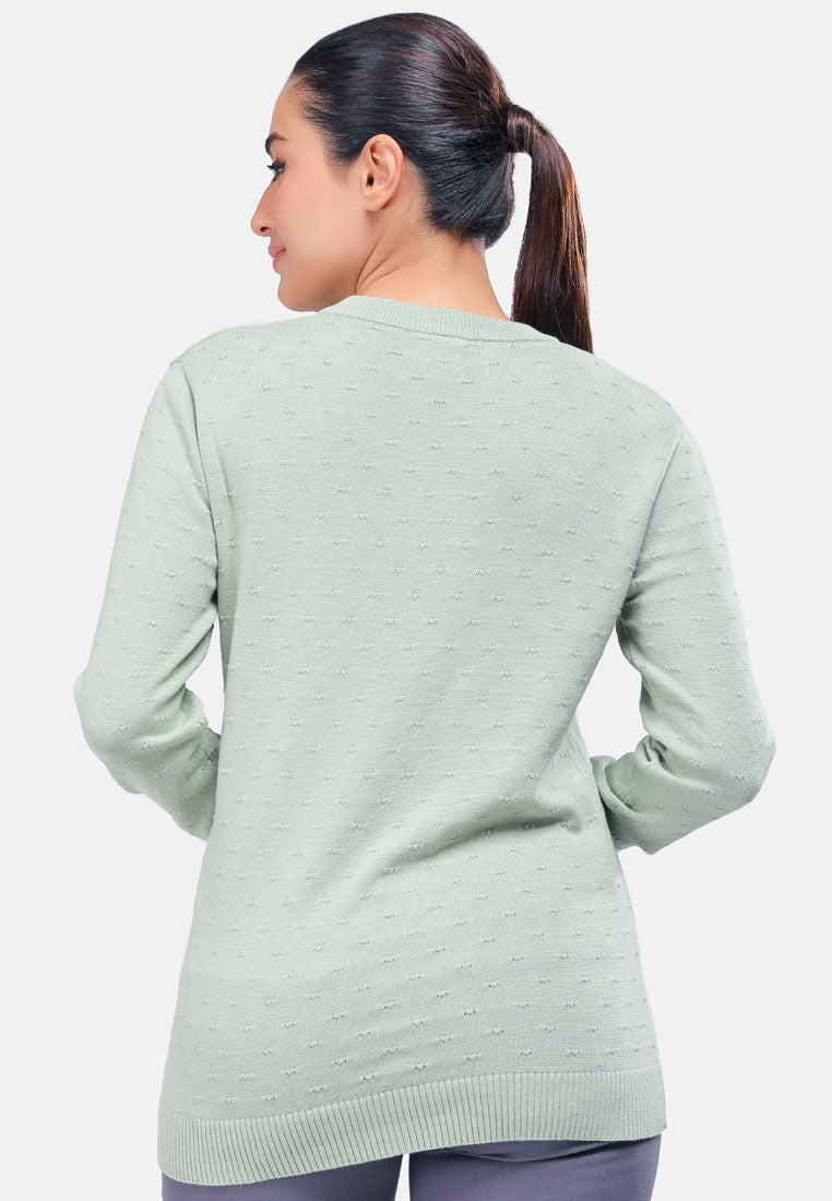 Cheetah Women Yarn Knit Sweater - CL-65912