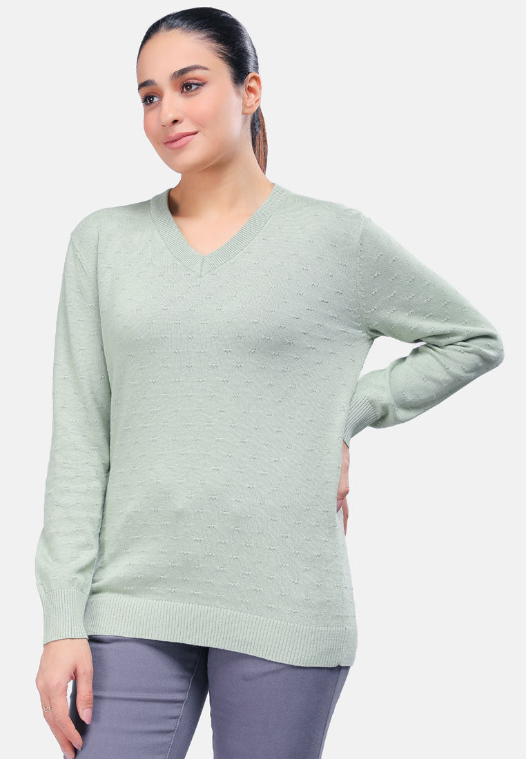 Cheetah Women Yarn Knit Sweater - CL-65912