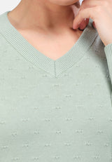 Cheetah Women Yarn Knit Sweater - CL-65912