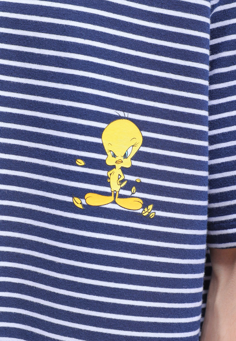 Cheetah Men Looney Tunes Oversized Stripe Tee - 99270