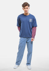 Cheetah Men Looney Tunes Double Layer Long Sleeve Tee - 61146
