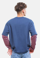 Cheetah Men Looney Tunes Double Layer Long Sleeve Tee - 61146