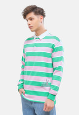 Cheetah Men Looney Tunes Stripe Rugby Shirt - 61152