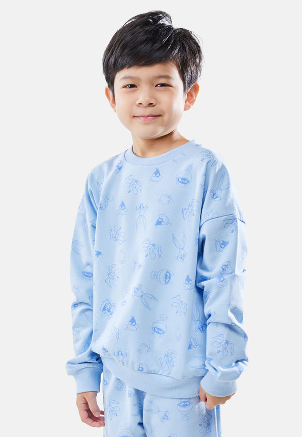 Cheetah Kids Looney Tunes Boy Long Sleeves Roundneck Sweatshirt - CJ-6828
