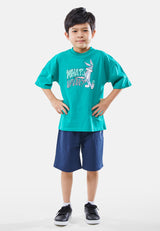 Cheetah Kids Looney Tunes Boy Short Sleeves Roundneck Top - CJ-92852