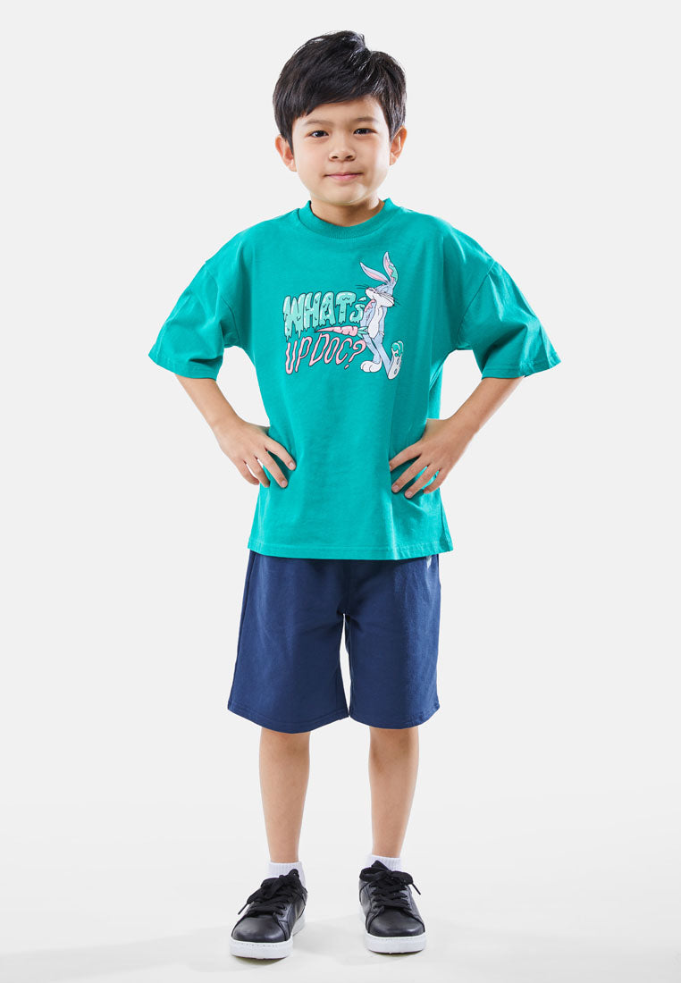 Cheetah Kids Looney Tunes Boy Short Sleeves Roundneck Top - CJ-92852