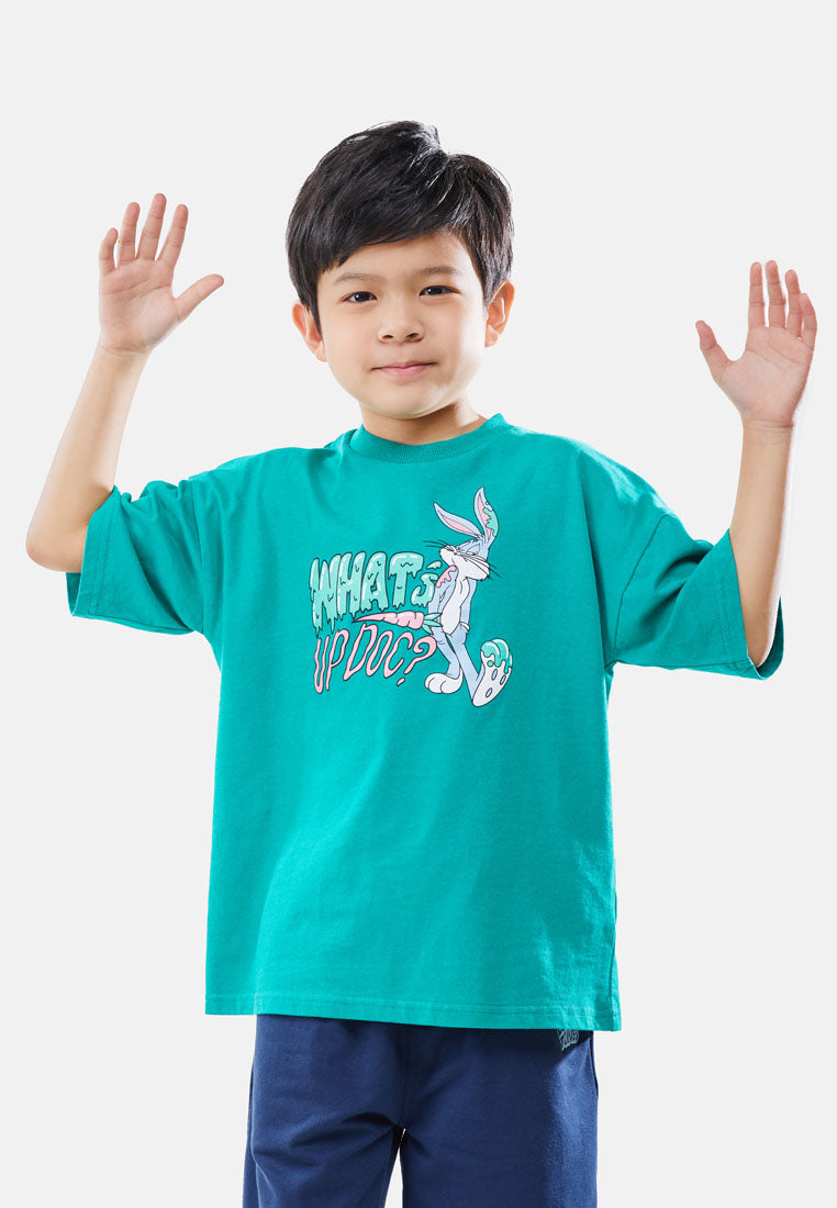 Cheetah Kids Looney Tunes Boy Short Sleeves Roundneck Top - CJ-92852