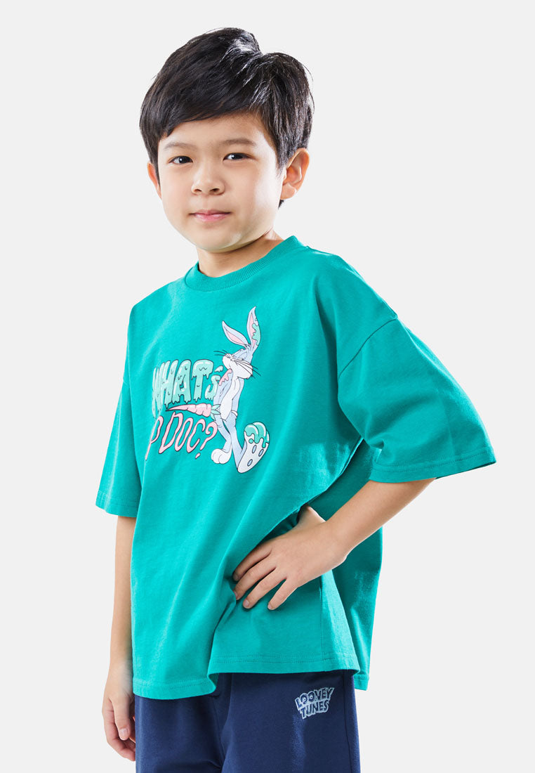 Cheetah Kids Looney Tunes Boy Short Sleeves Roundneck Top - CJ-92852