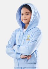 Cheetah Kids Looney Tunes Girl Long Sleeves Hoodie Jacket - CJG-3356