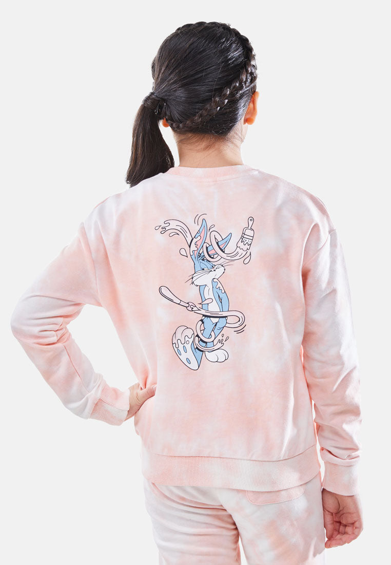 Cheetah Kids Looney Tunes Girl Long Sleeves Sweatshirt - CJG-6836