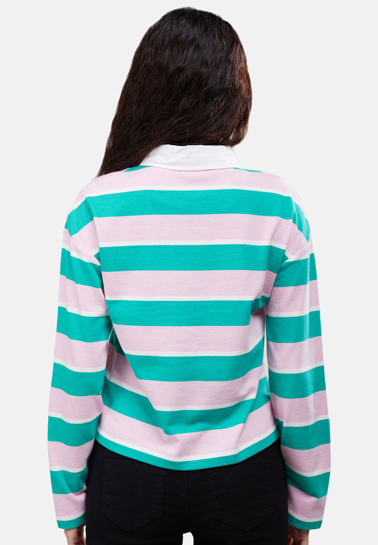 Cheetah Women Looney Tunes Long Sleeve Rugby Shirt - CL-66036