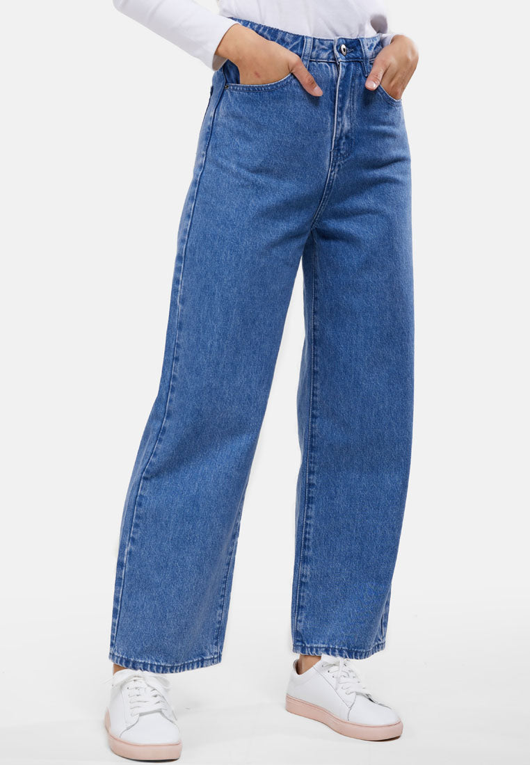 Cheetah Women Looney Tunes Washed Non-Stretch Denim Baggy Jeans MD3- CL-110898