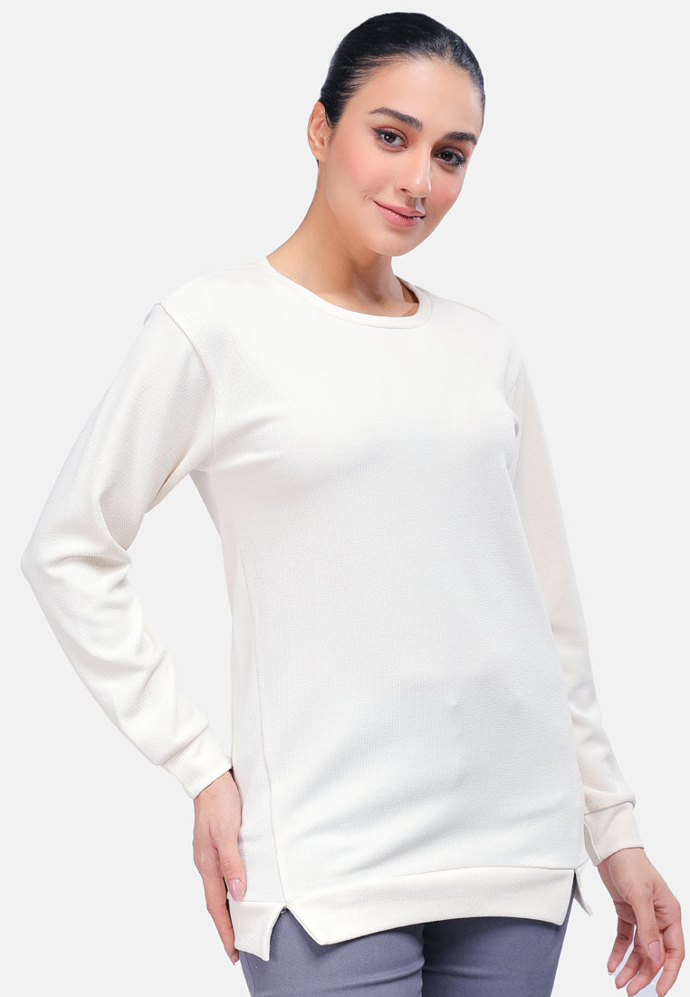 Cheetah Women Basic Long Sleeve Tunic - CL-66020