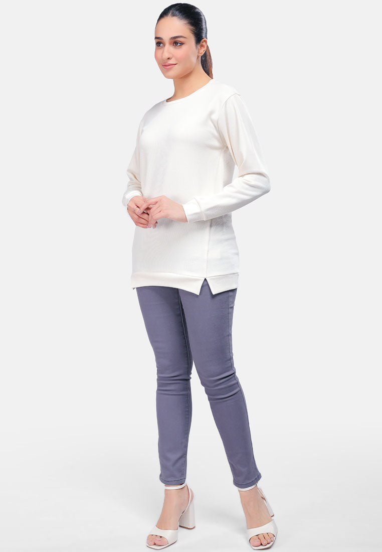 Cheetah Women Basic Long Sleeve Tunic - CL-66020