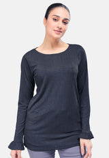Cheetah Women Basic Long Sleeve Tunic - CL-66022