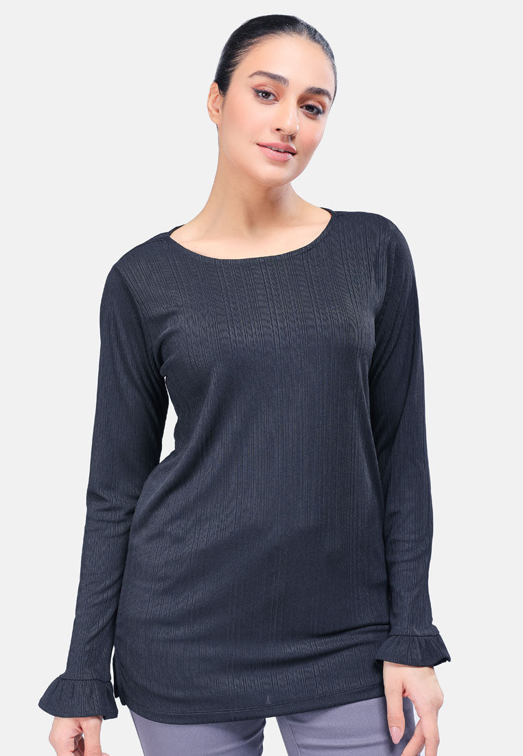 Cheetah Women Basic Long Sleeve Tunic - CL-66022