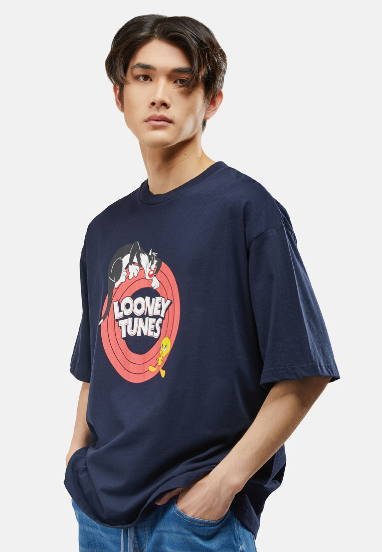 CTH unlimited Men Fully Cotton Looney Tunes Oversized T-Shirt - CU-91078