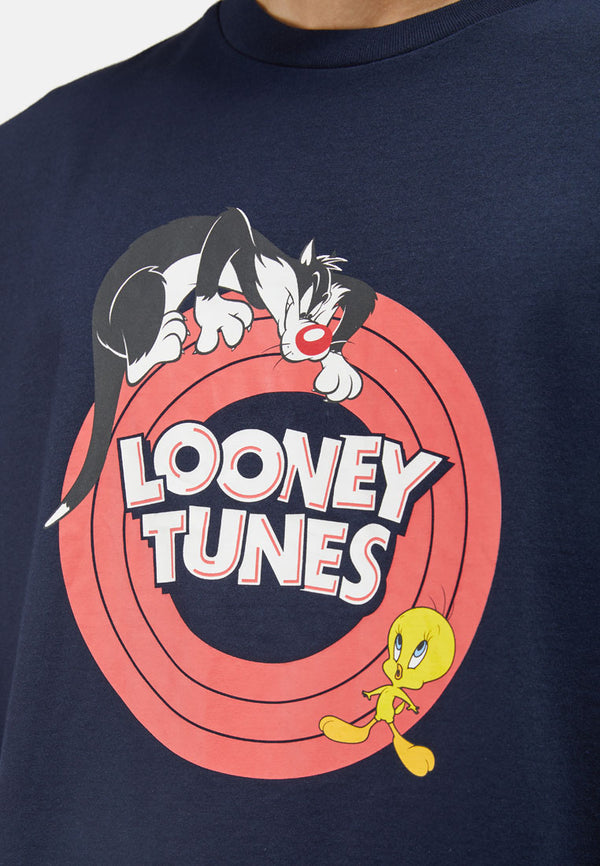 CTH unlimited Men Fully Cotton Looney Tunes Oversized T-Shirt - CU-91078